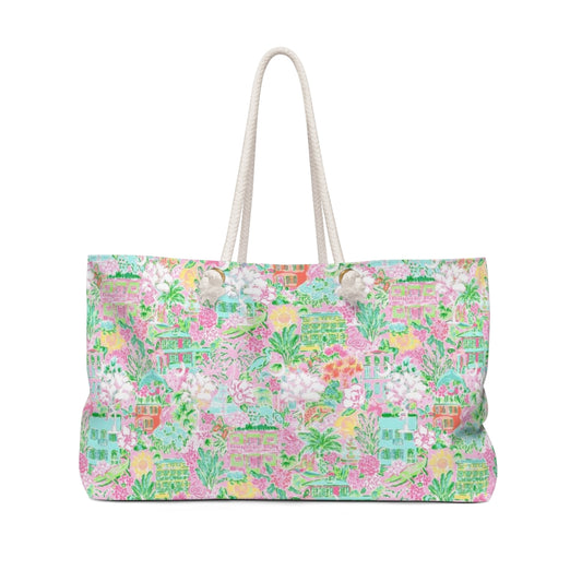 Charleston Trippin Lillies Weekender Bag