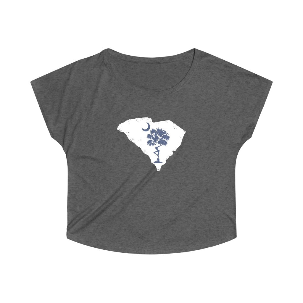 SC State Dancer Women's Tri-Blend Dolman