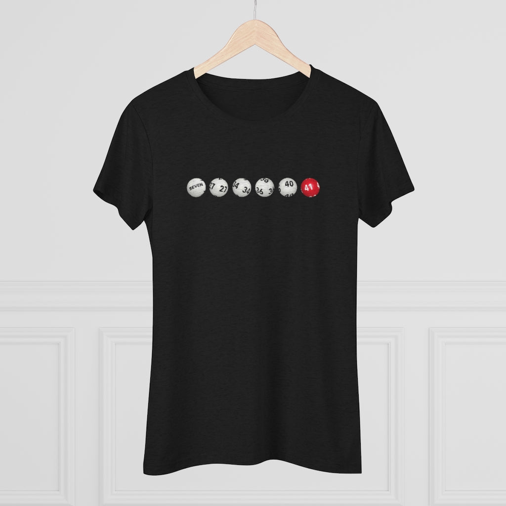 B*tches Love Powerball Women's Triblend Tee