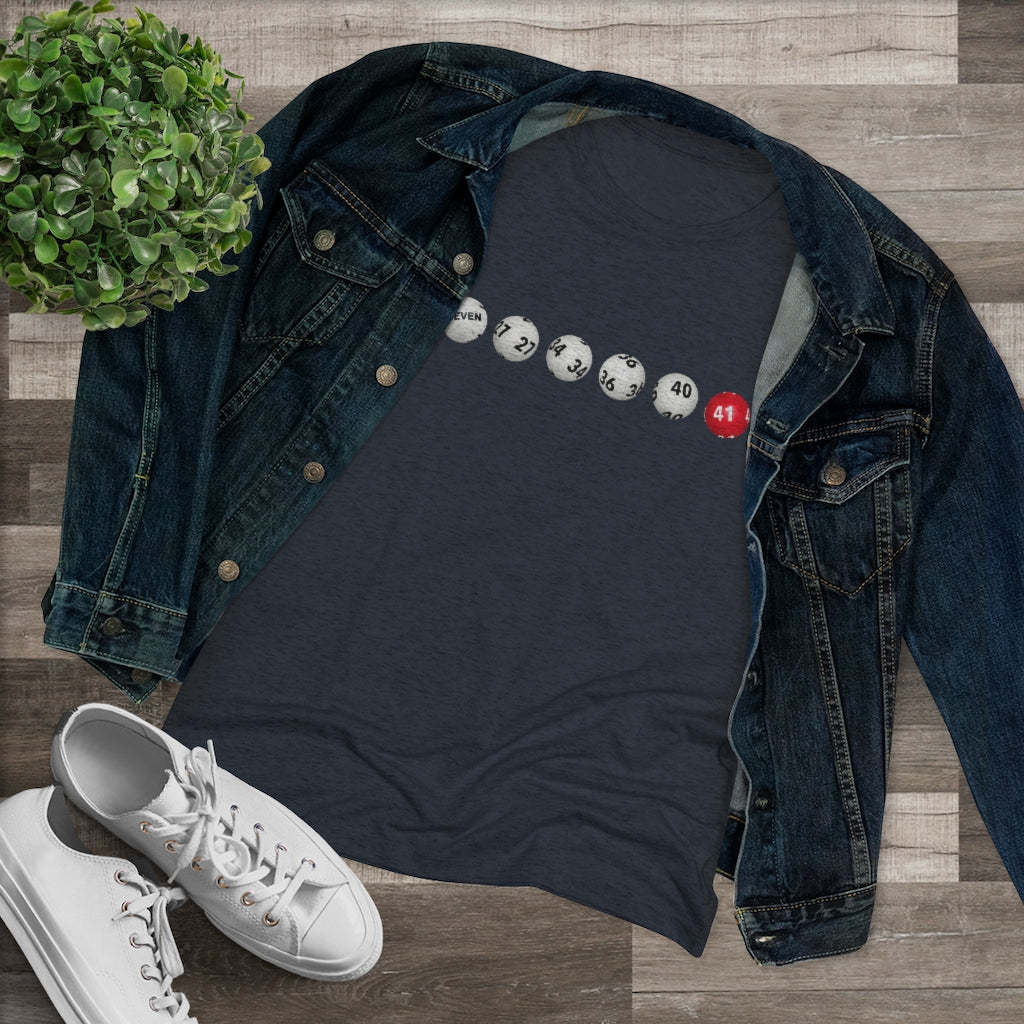 B*tches Love Powerball Women's Triblend Tee
