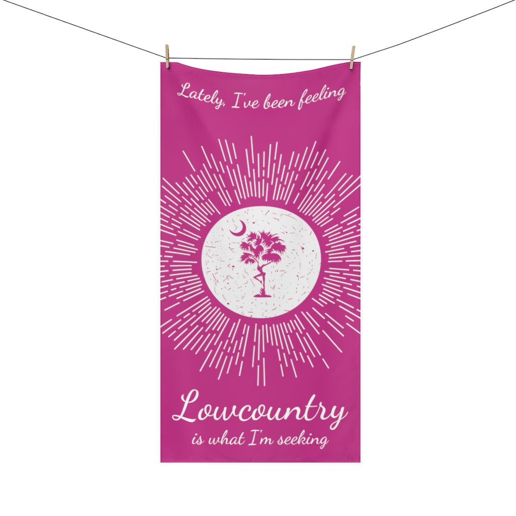 Pink Lowcountry Towel