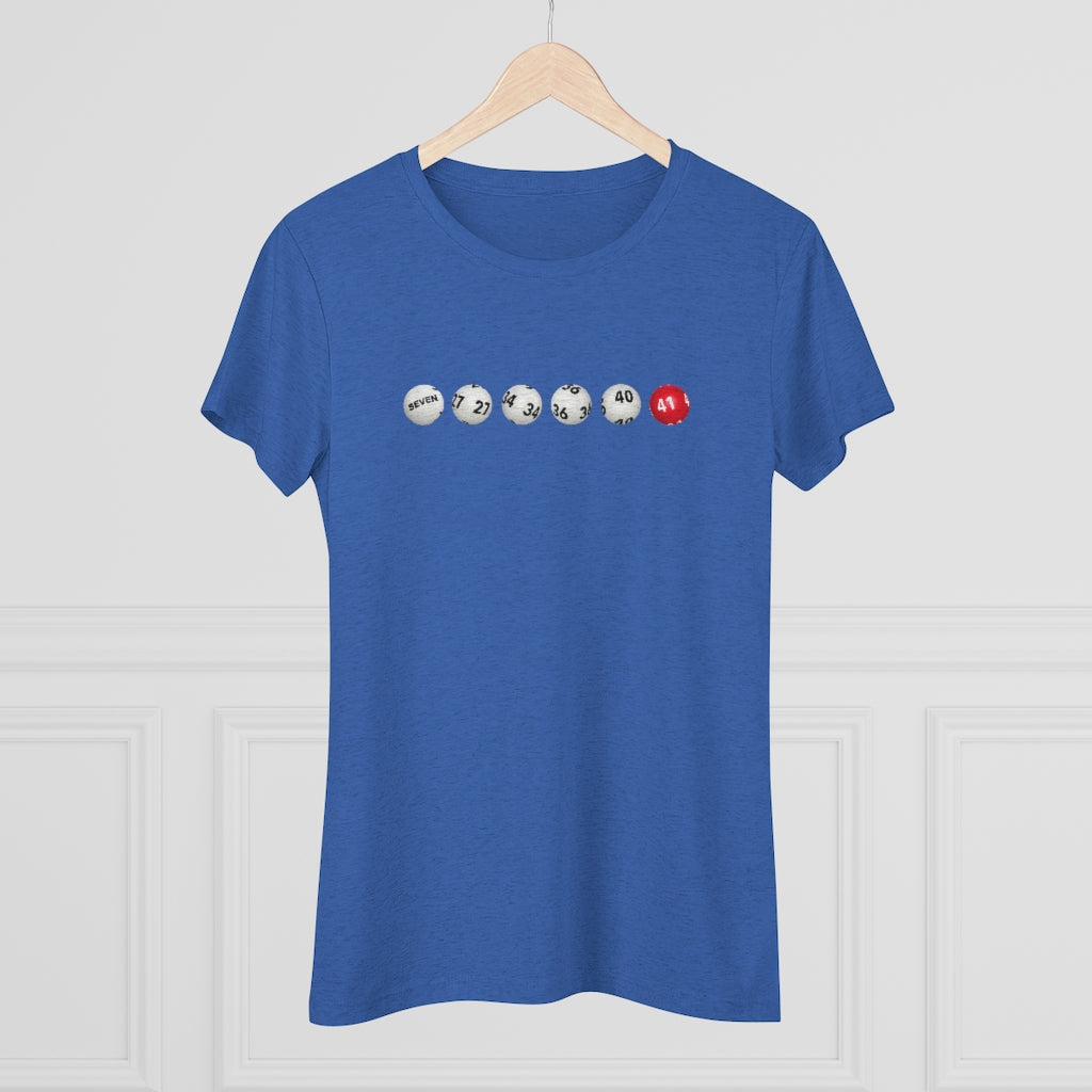 B*tches Love Powerball Women's Triblend Tee