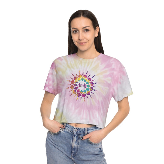 Mandala Women's Tie-Dye Crop Tee