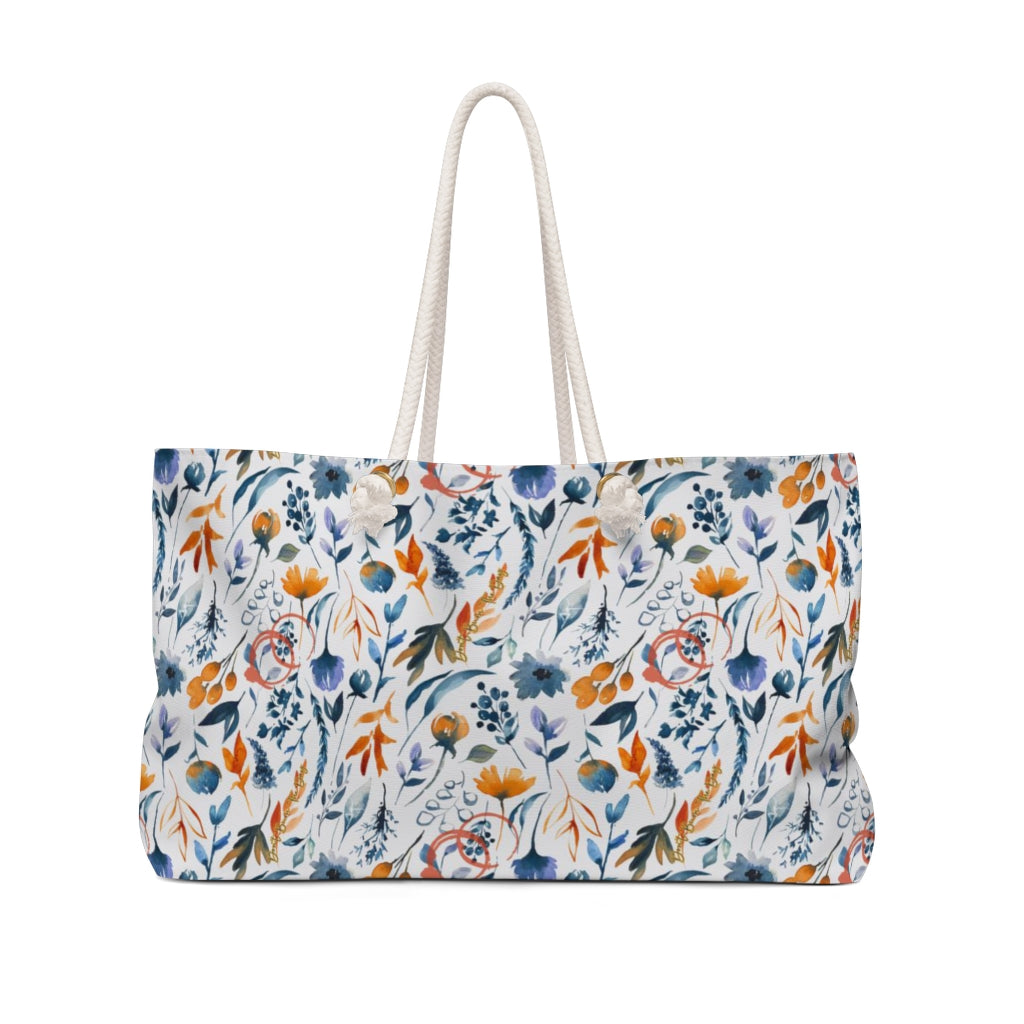 Blue Burn the Day Weekender Bag