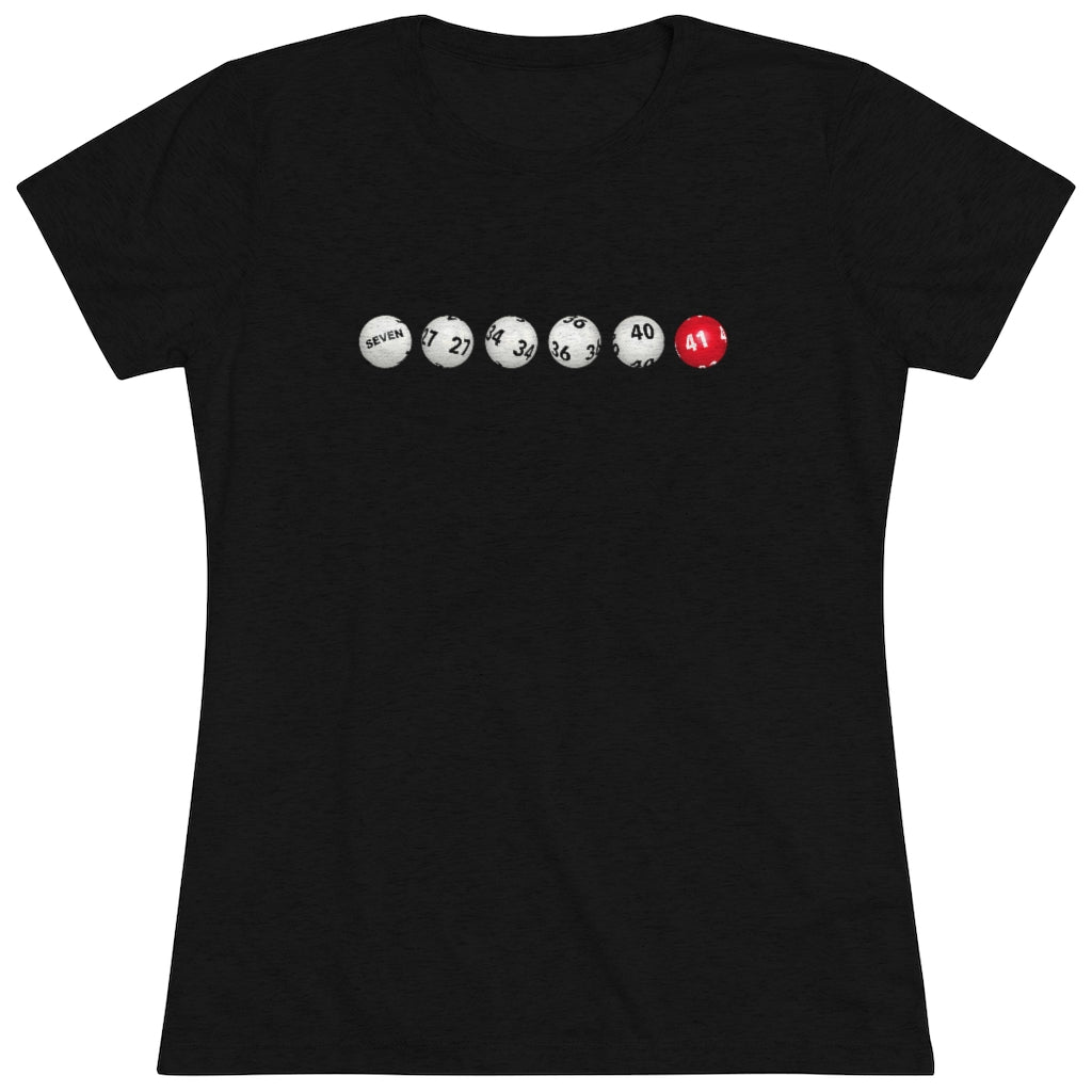 B*tches Love Powerball Women's Triblend Tee