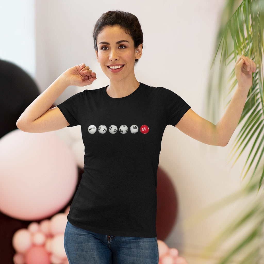 B*tches Love Powerball Women's Triblend Tee