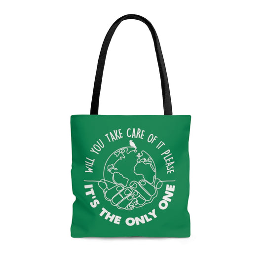 Green Raven Tote