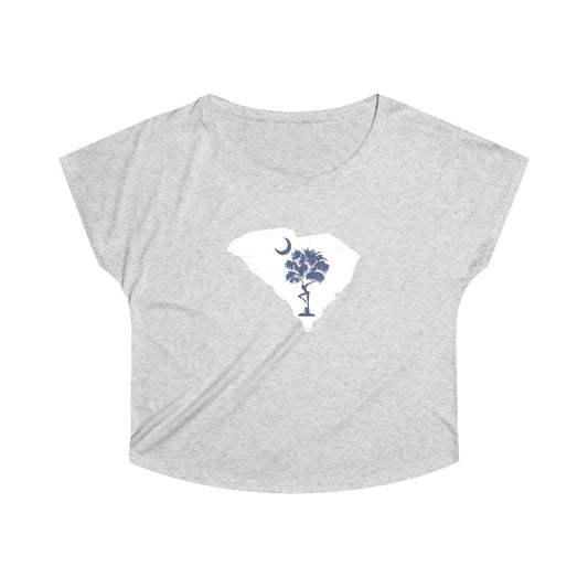 SC State Dancer Women's Tri-Blend Dolman