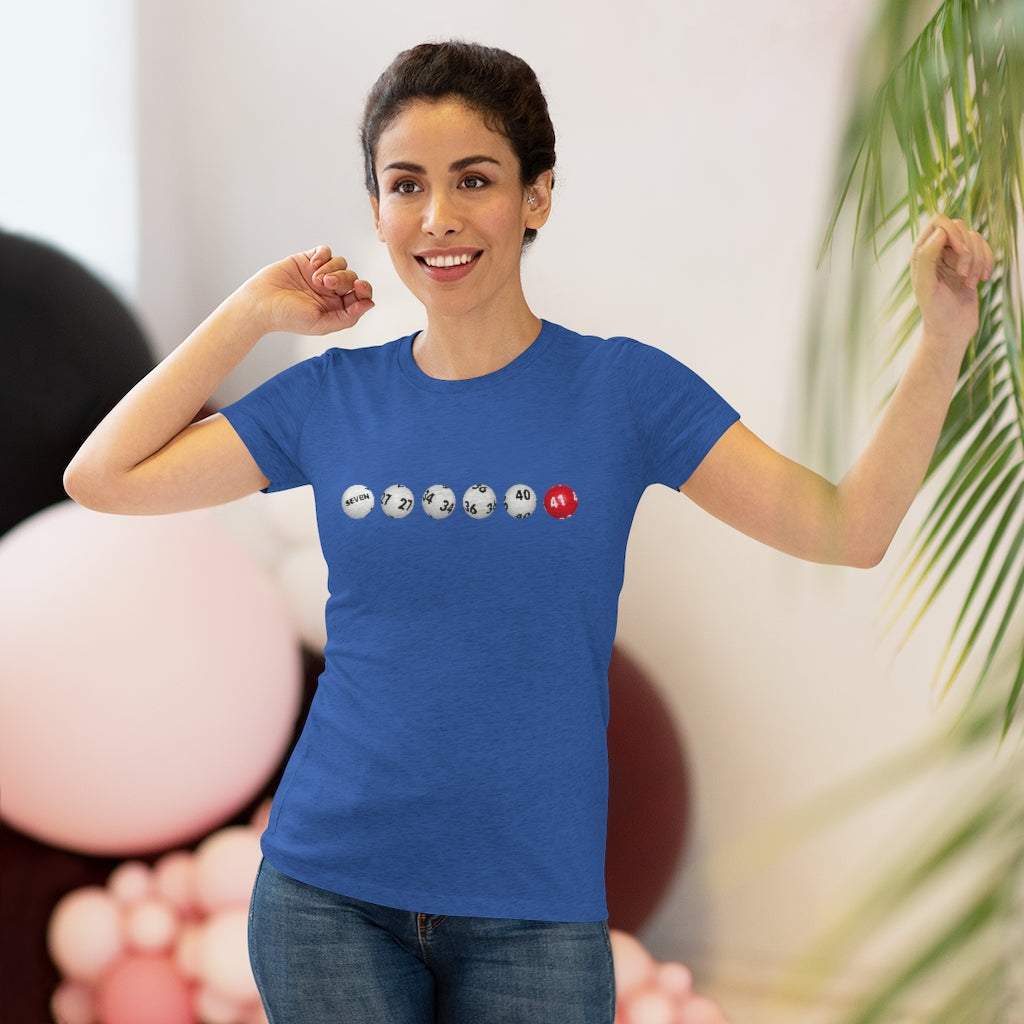 B*tches Love Powerball Women's Triblend Tee