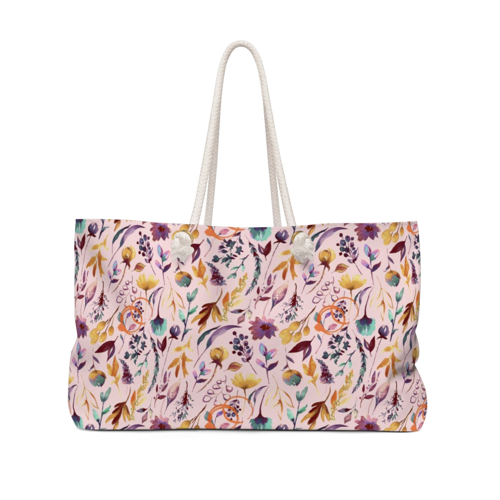 Purple Burn The Day Weekender Bag