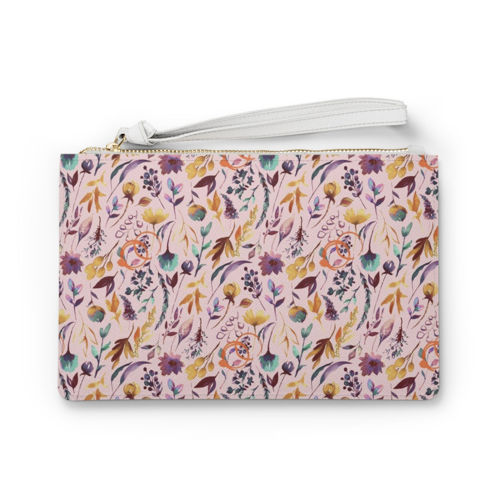 Pink Burn the Day Clutch Bag