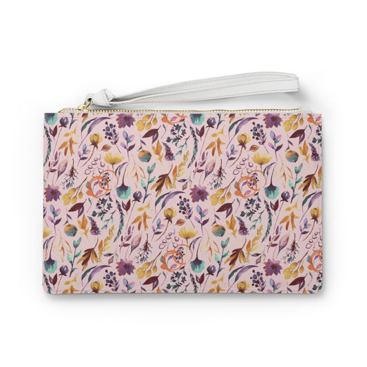 Pink Burn the Day Clutch Bag