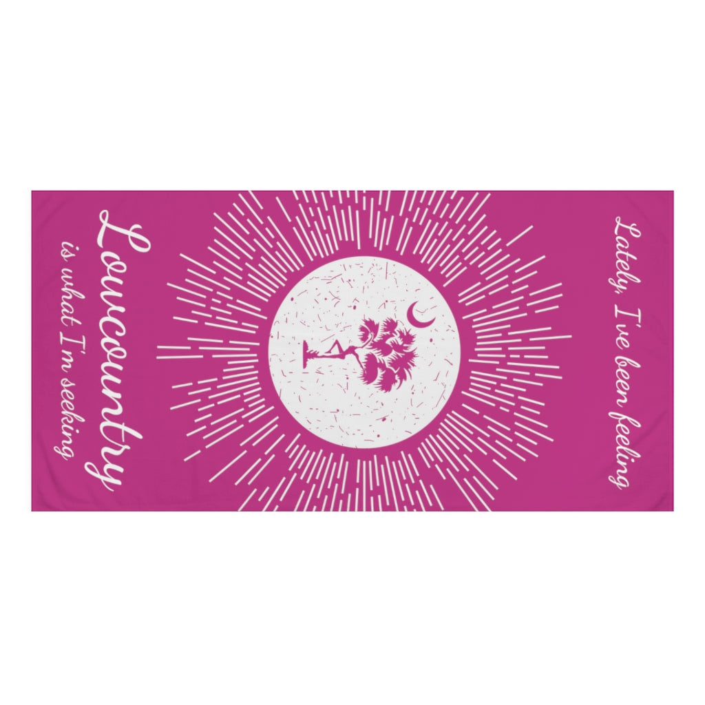 Pink Lowcountry Towel