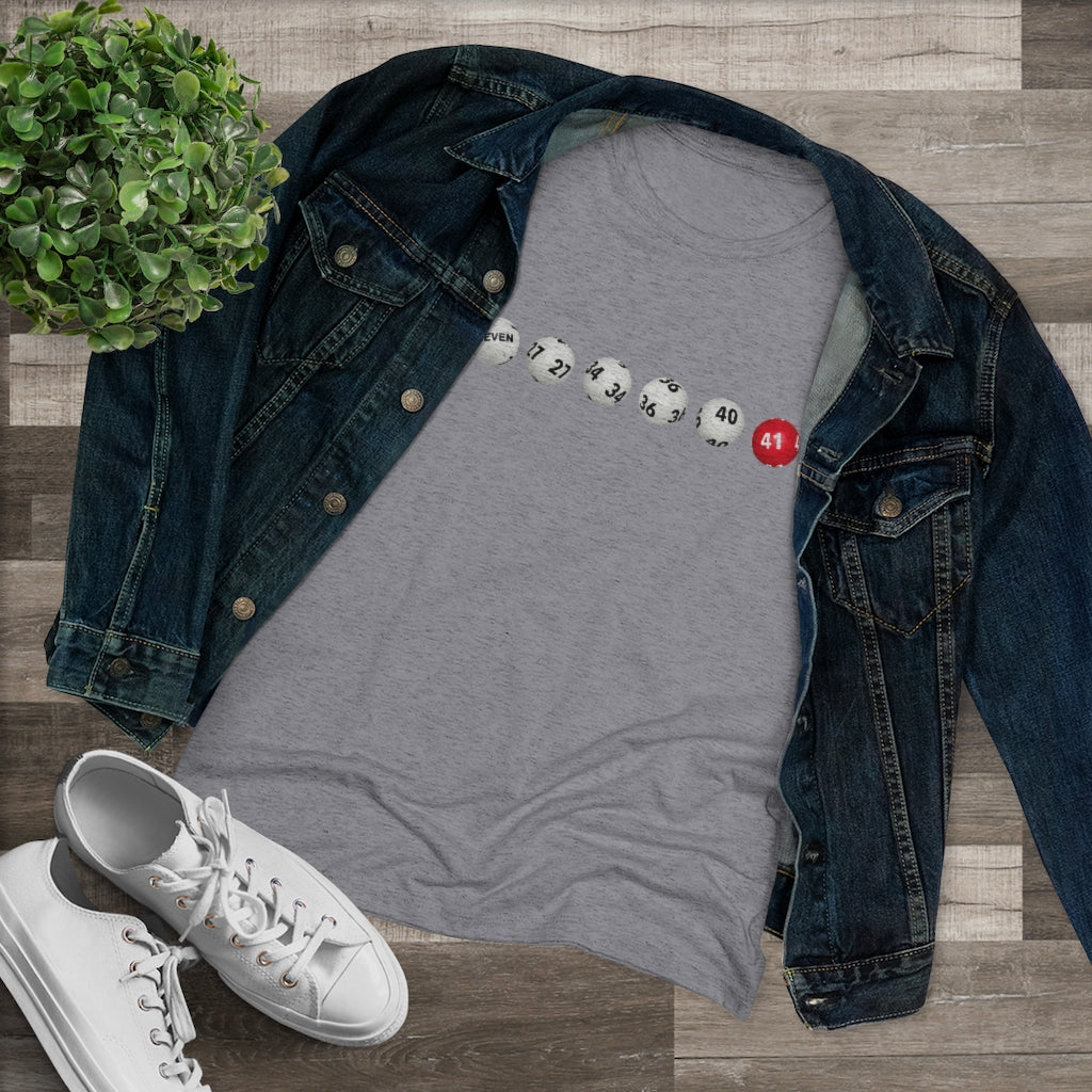 B*tches Love Powerball Women's Triblend Tee