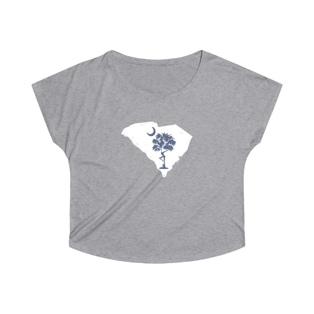 SC State Dancer Women's Tri-Blend Dolman