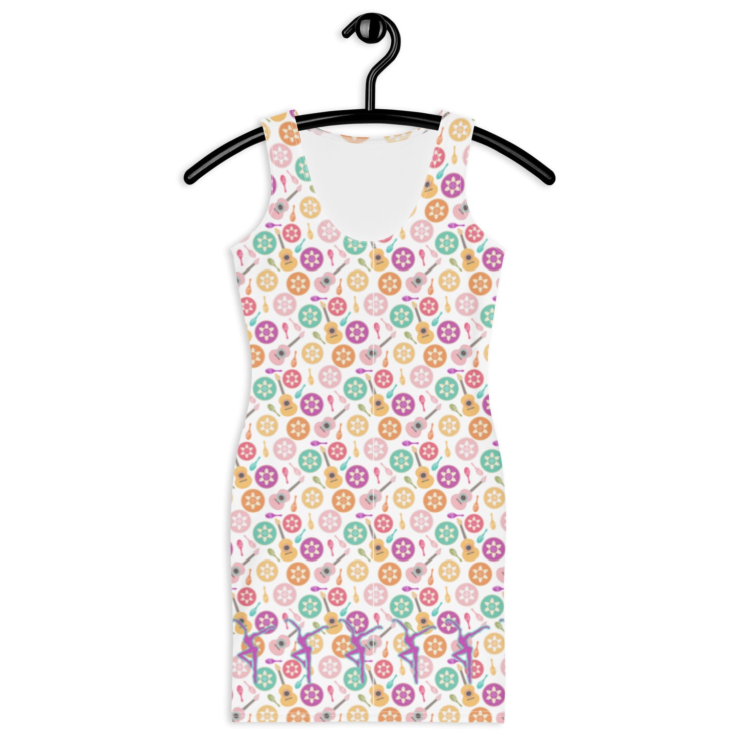 Guitar Party Bodycon Dress