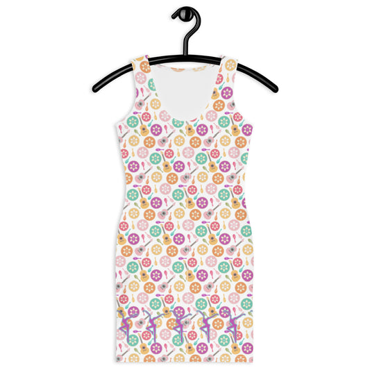 Guitar Party Bodycon Dress
