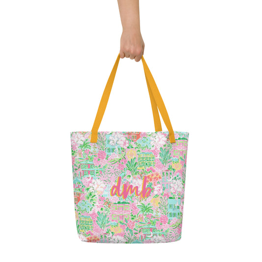 Trippin Lillies Charleston Large Tote