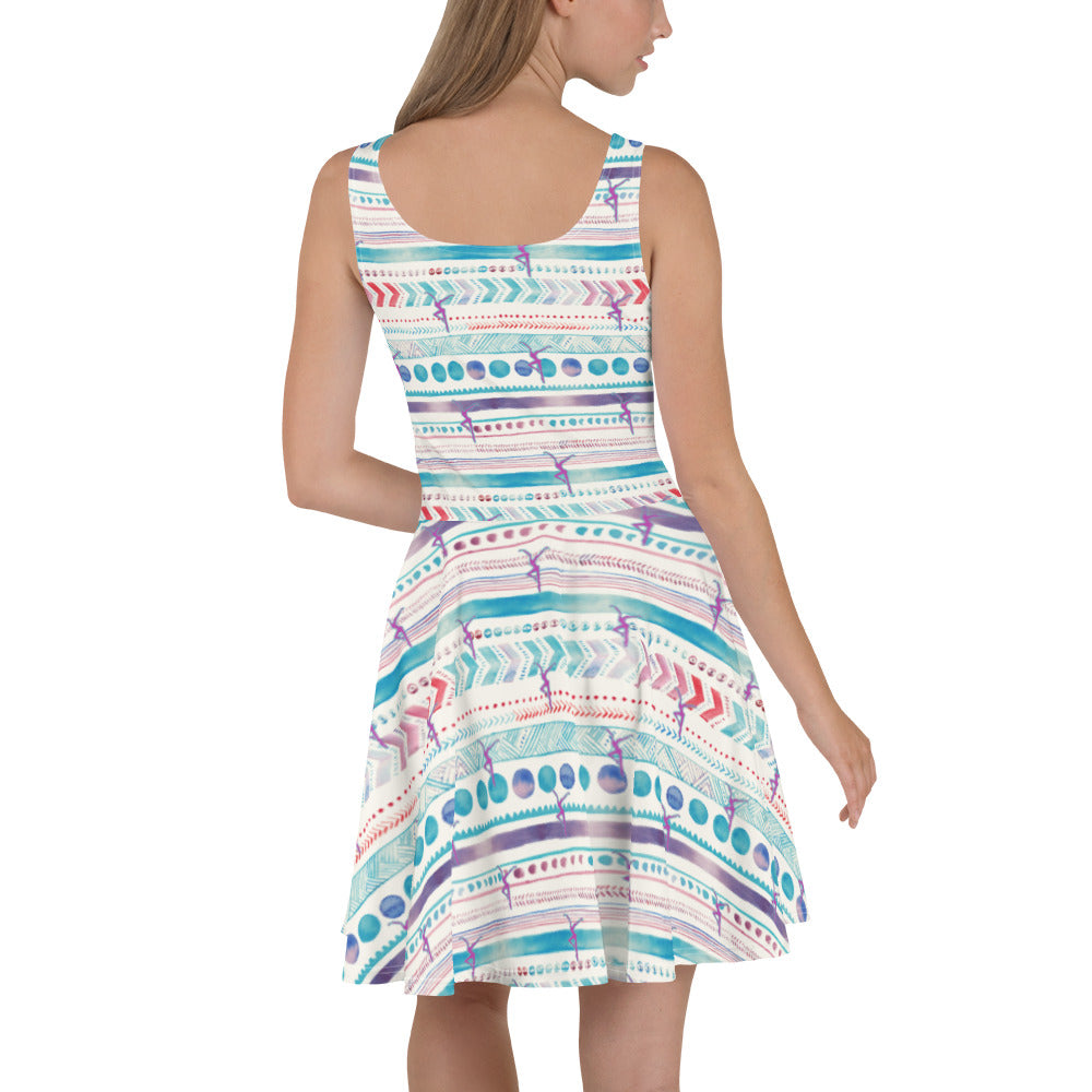 Boho Dancer Skater Dress