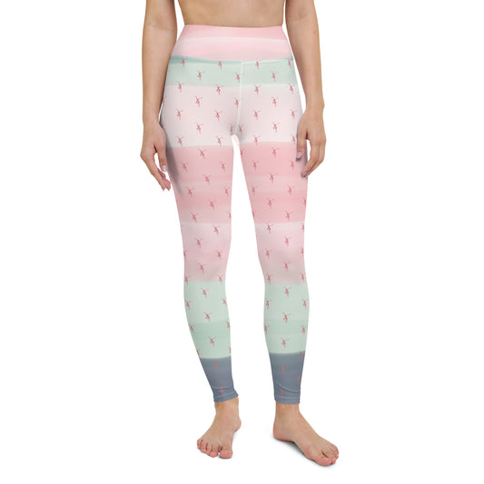 Watercolor Stripe Leggings