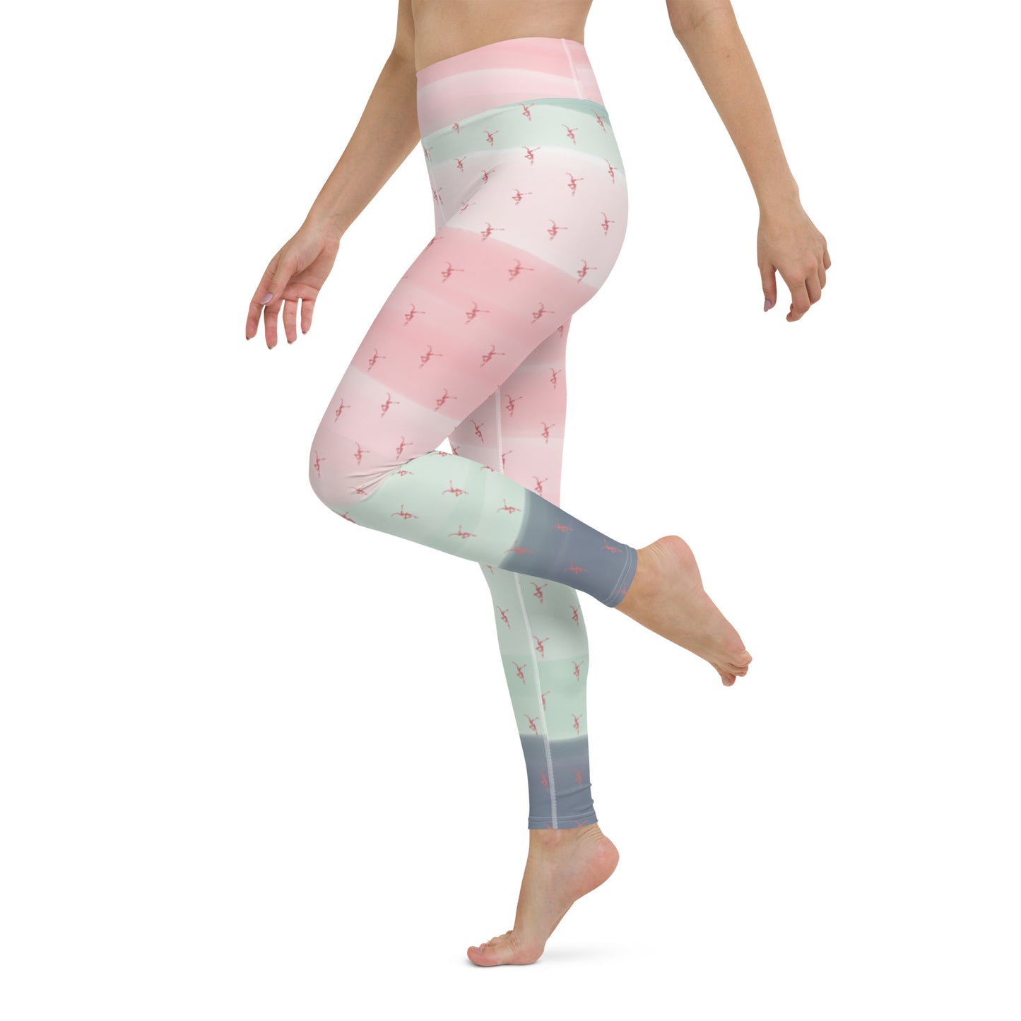 Watercolor Stripe Leggings