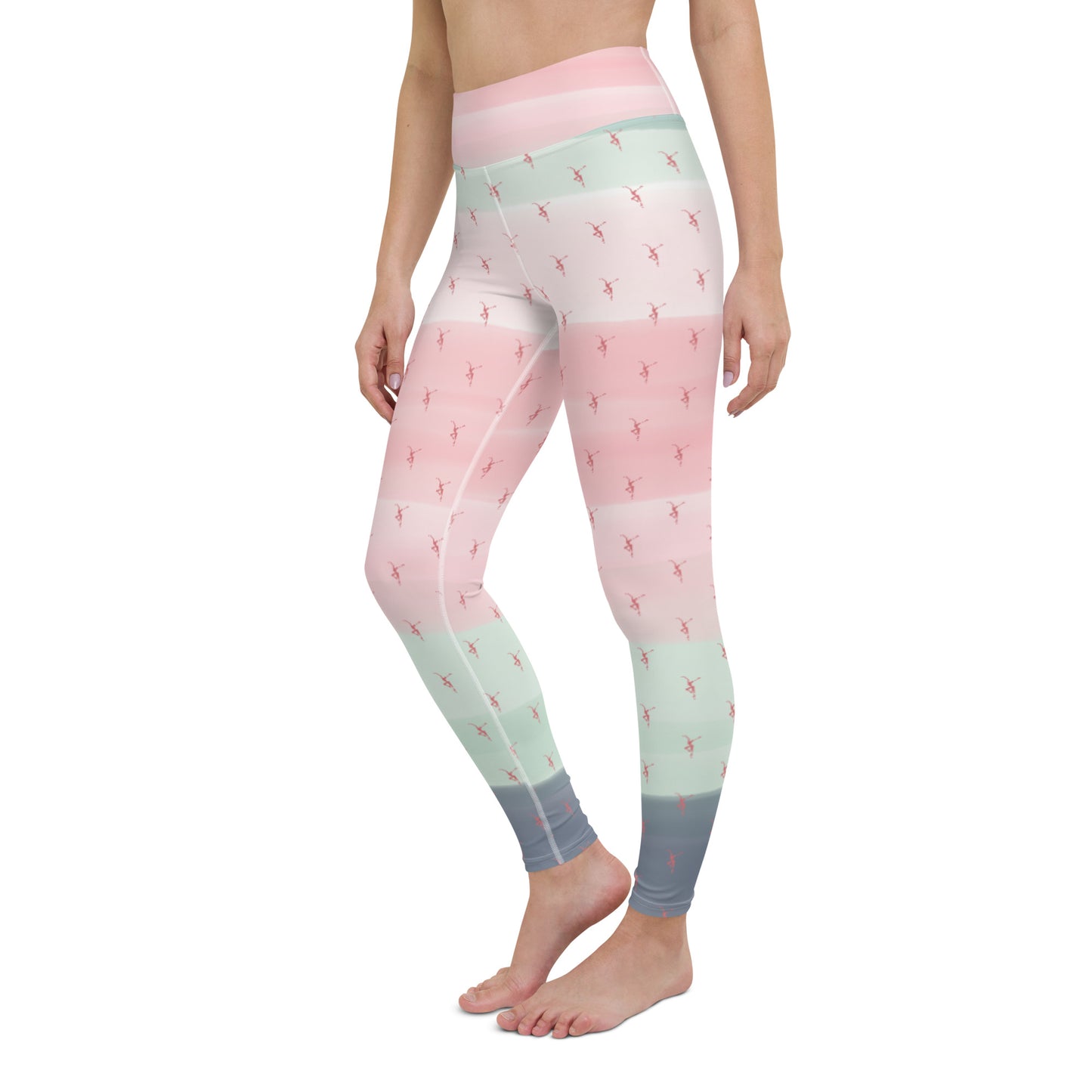Watercolor Stripe Leggings
