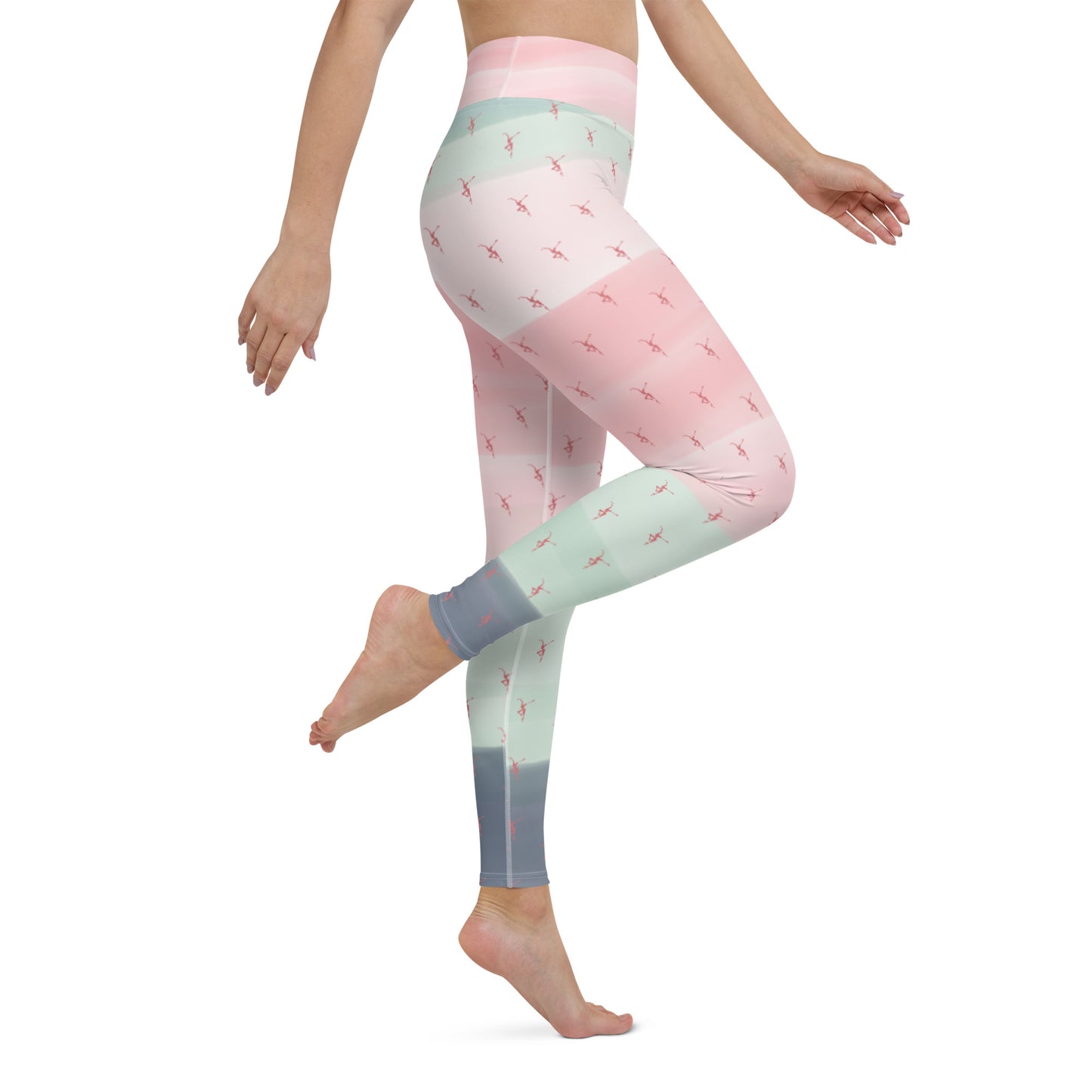 Watercolor Stripe Leggings