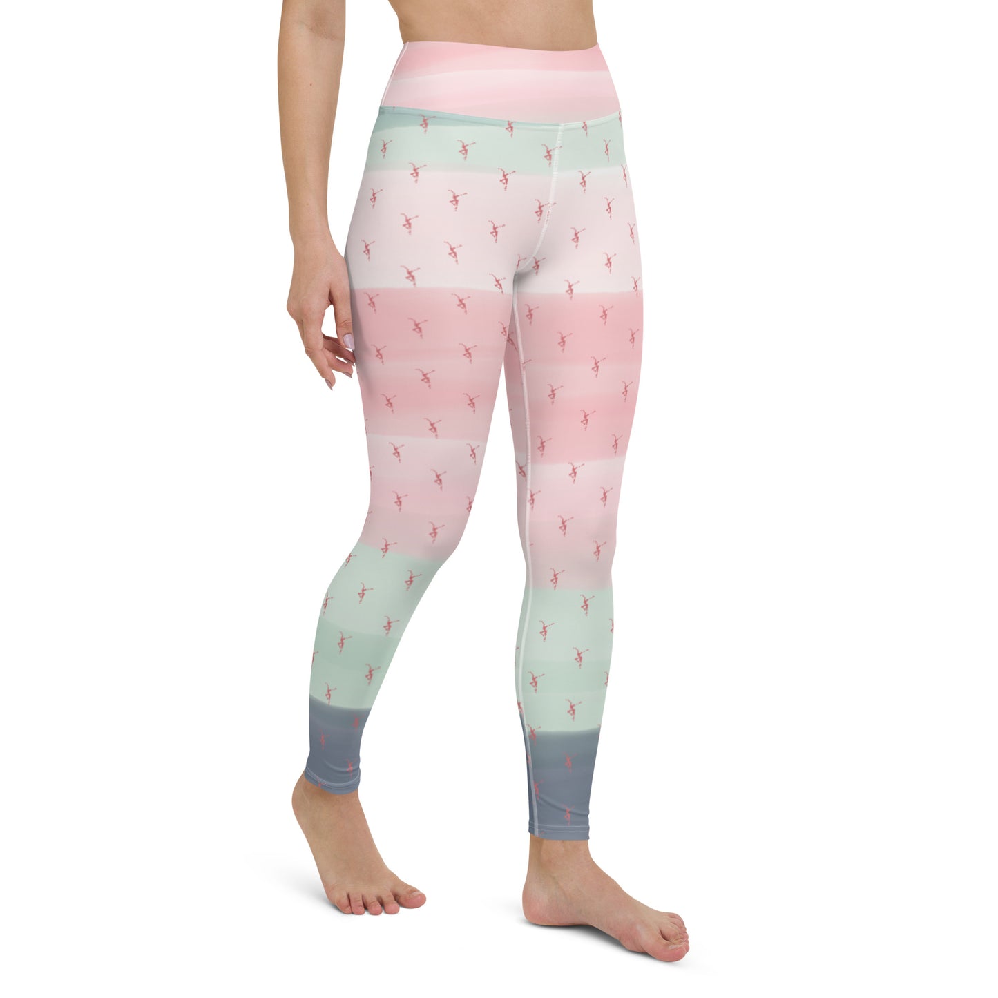 Watercolor Stripe Leggings