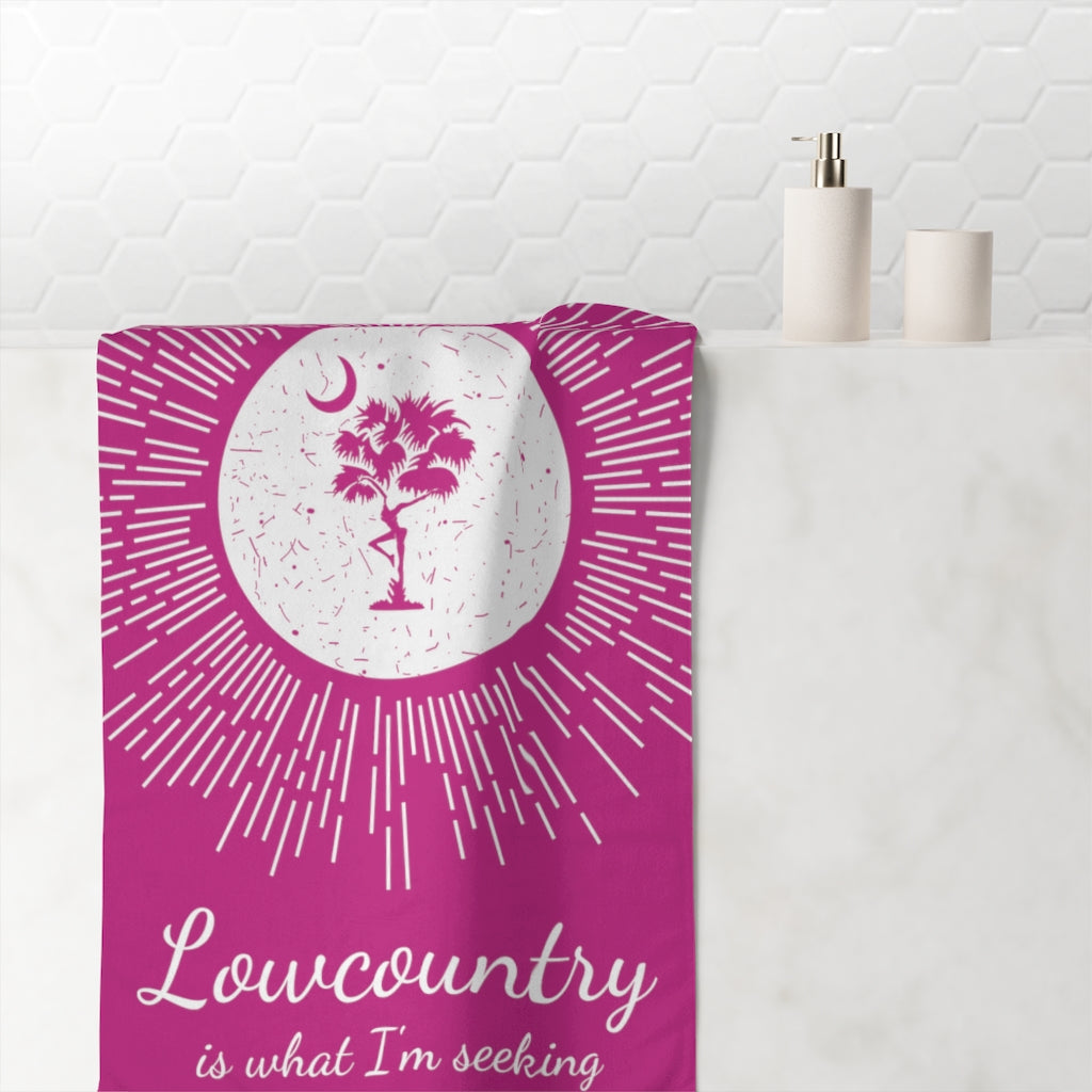 Pink Lowcountry Towel