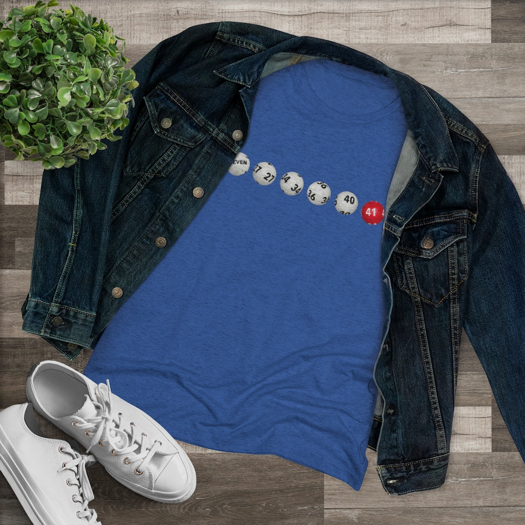 B*tches Love Powerball Women's Triblend Tee