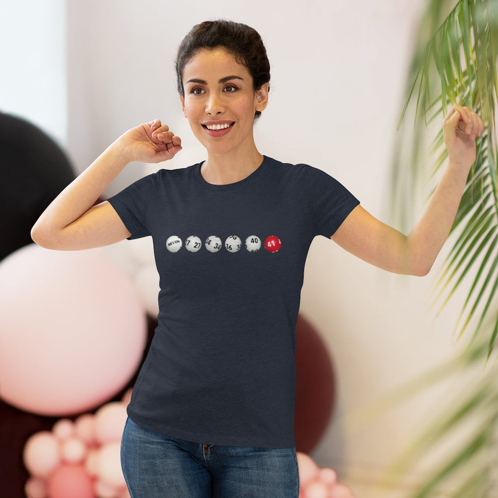 B*tches Love Powerball Women's Triblend Tee