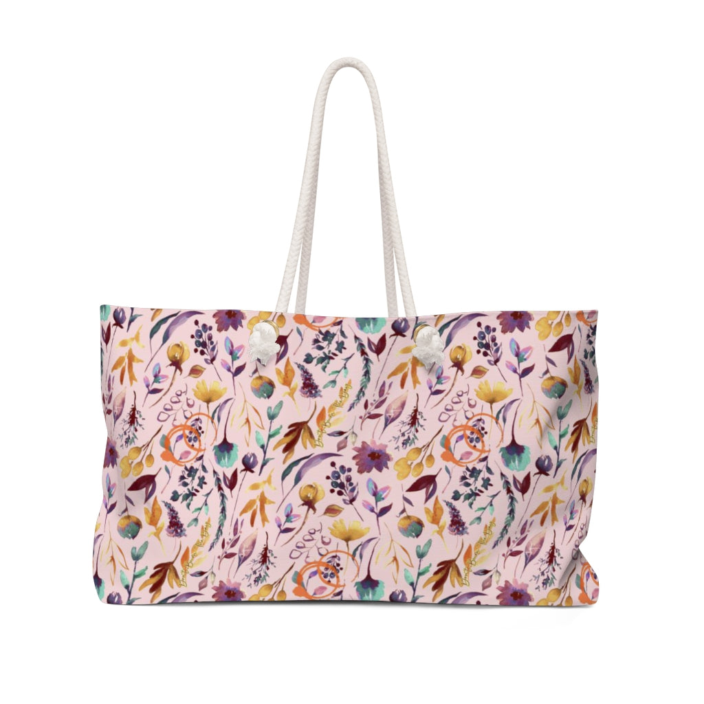 Purple Burn The Day Weekender Bag
