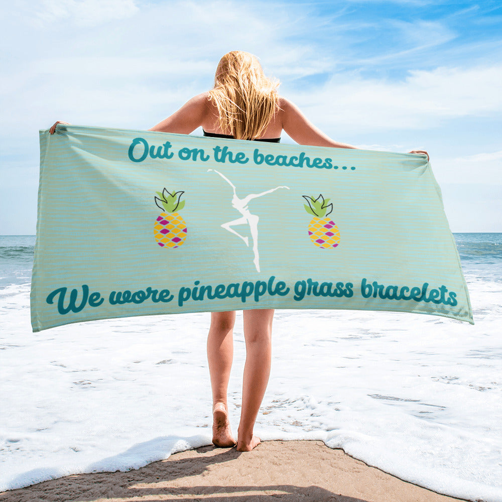 Tripping Pineapples Towel