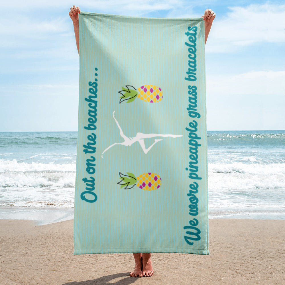 Tripping Pineapples Towel