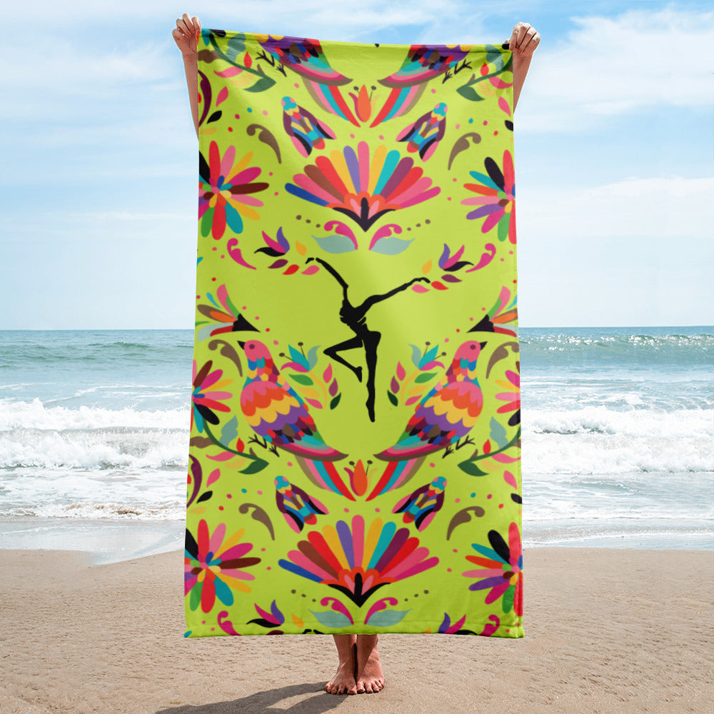 Bird is the Word Green Towel