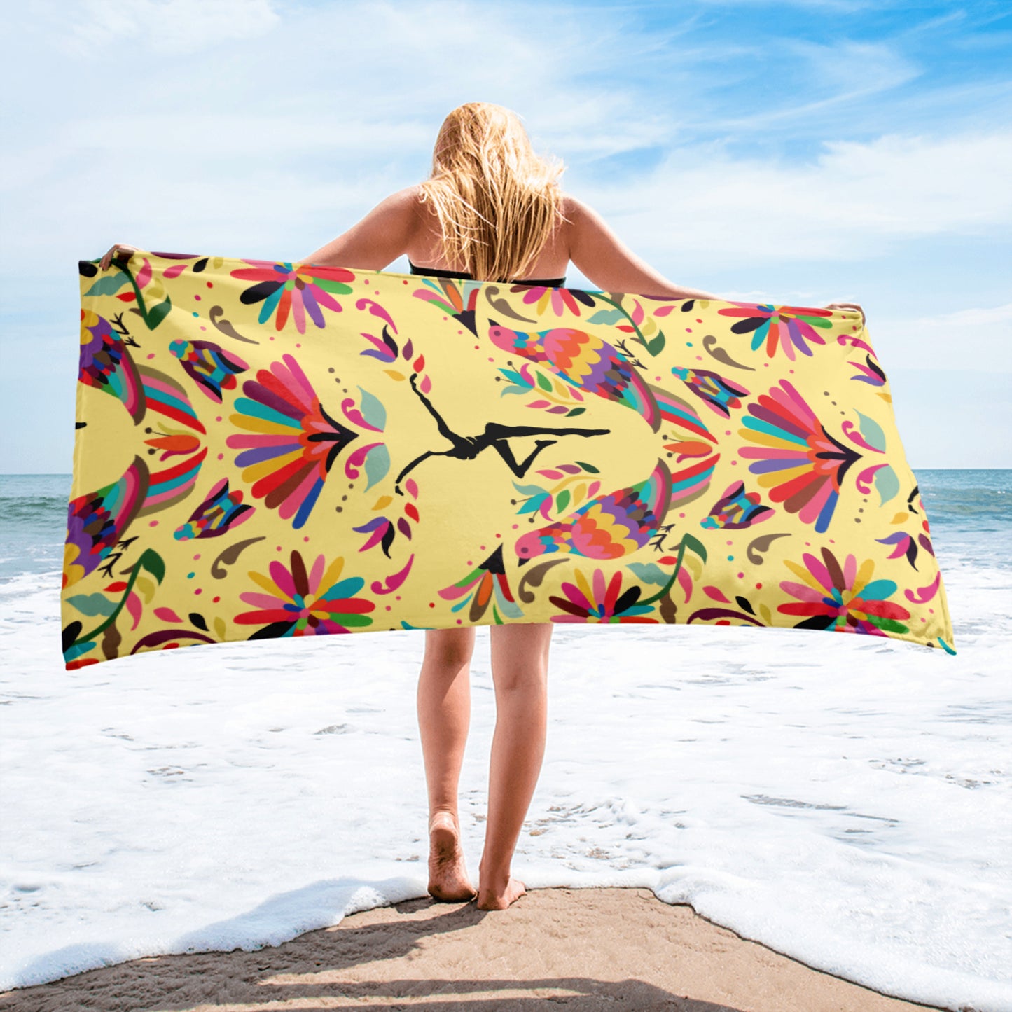 Bird is the Word Yellow Towel