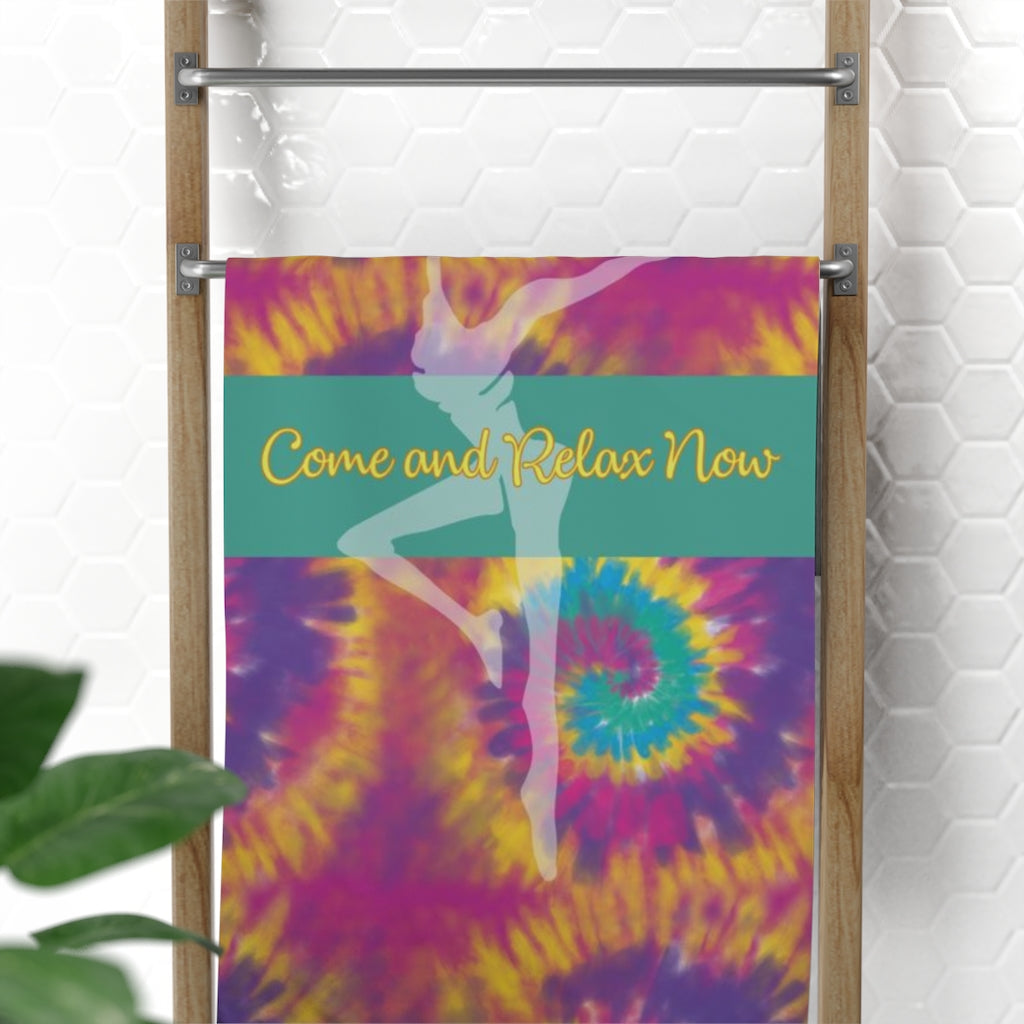 Come & Relax Tie Dye Towel