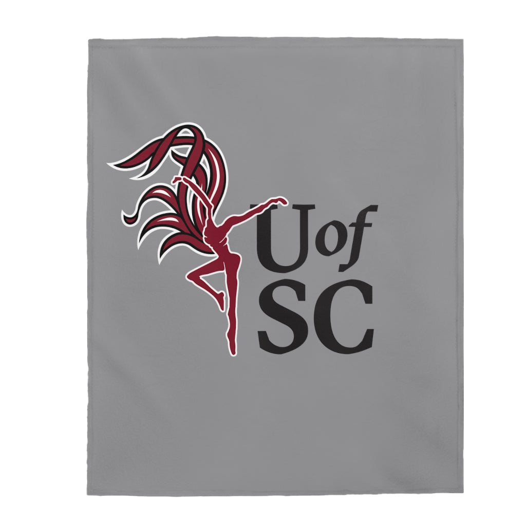 SC Gamecocks Velveteen Plush Blanket