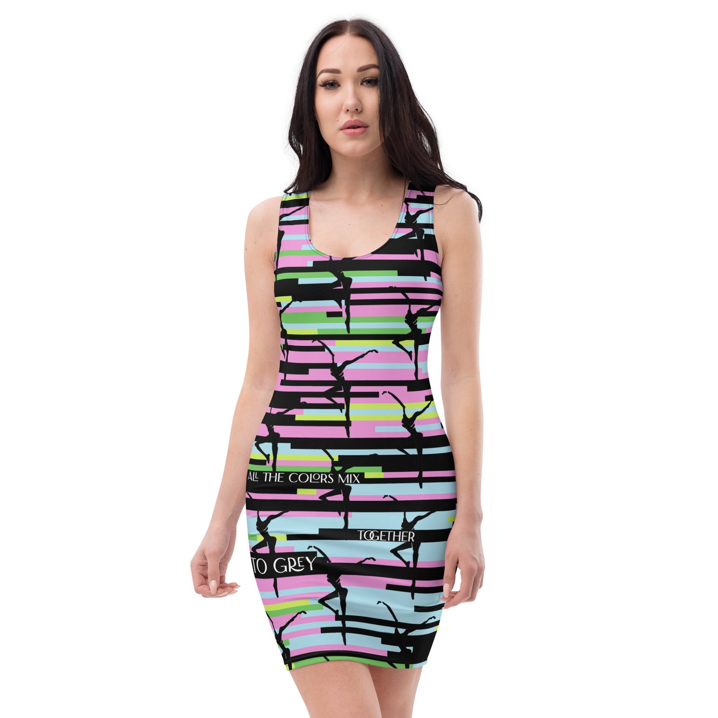 All The Colors Bodycon Dress