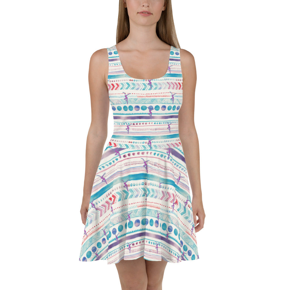 Boho Dancer Skater Dress